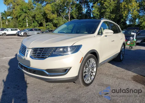 2016 Lincoln Mkx Reserve z USA, uszkodzony, nr VIN 2LMTJ6LR1GBL62743